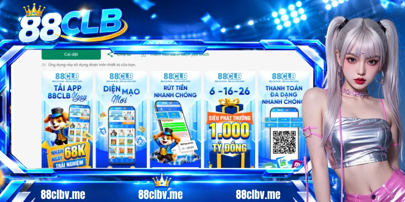 Cài đặt ứng dụng cá cược 88CLB